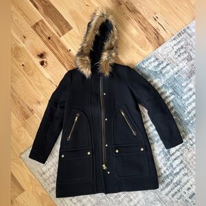 J.Crew Chateau Wool Parka SZ 0